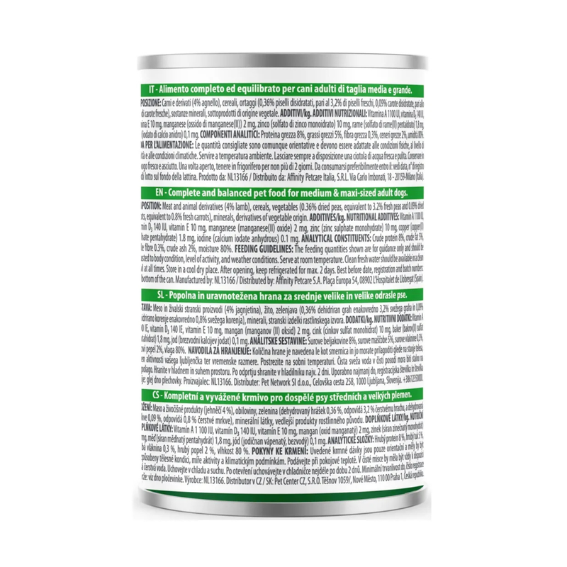 Natural Trainer Dog Mediumx&Maxi Adult bocconcini con agnello 415gr