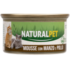 Naturalpet Cat Adult Mousse Manzo e Pollo 85gr image number 0