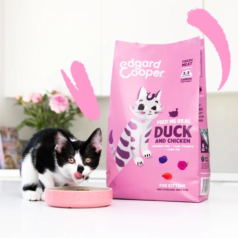 Edgard & Cooper Cat Kitten Anatra e Pollo 2 kg