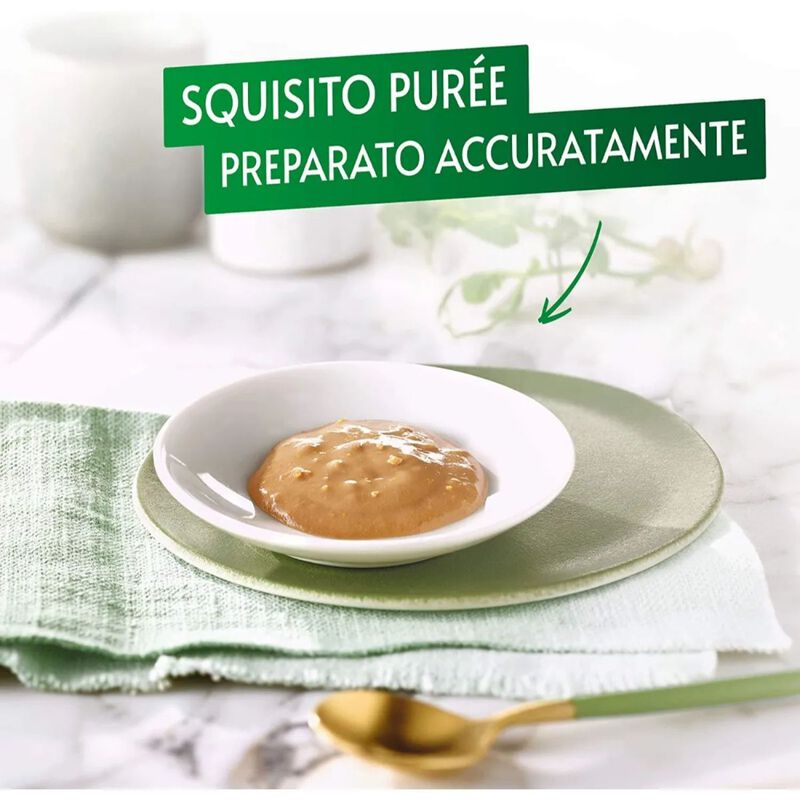 Gourmet Nature's Creations Snack per gatti Exquisite Puree Pollo e Zucca 5 x 10 gr