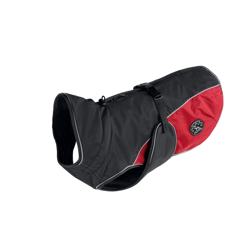 Hunter Impermeabile per cani Uppsala Cozy nero e rosso tg. 60