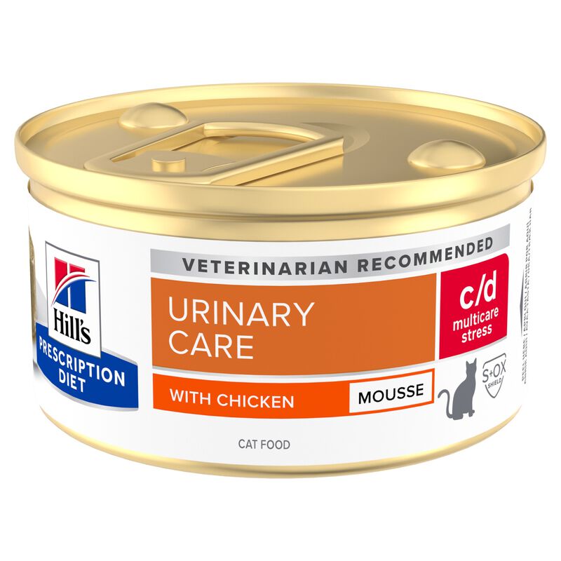 Hill's Prescription Diet c/d Multicare Stress Cibo Umido per gatti adulti con Pollo 85 gr