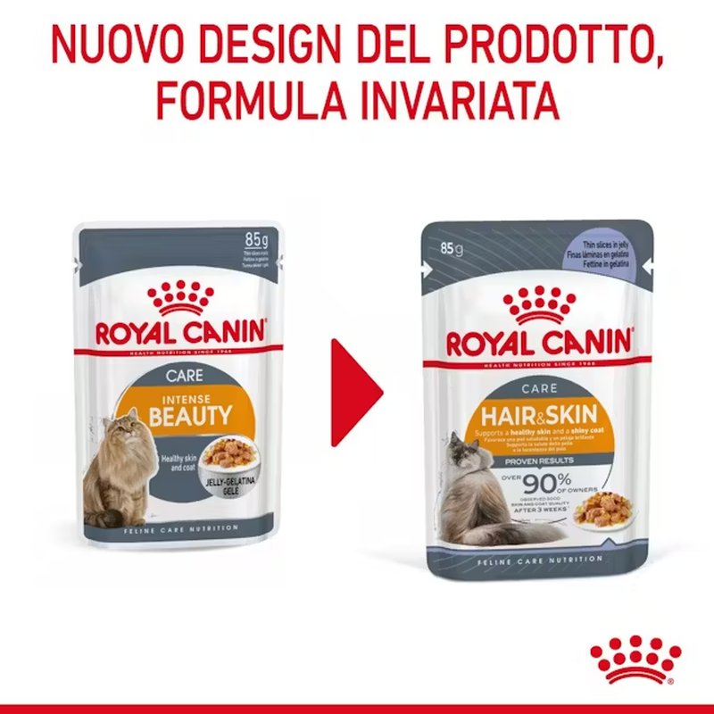 Royal Canin Cat Adult Hair&Skin Jelly 85 gr