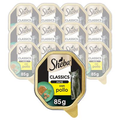 Sheba Cat Pat&egrave; Classics Pollo 85 gr