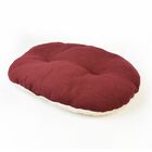 Petup Cuscino Ovale Bordeaux e Panna 55x40 cm