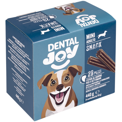 DentalJoy Dog Adult Mini Snack Multipack 28 pz