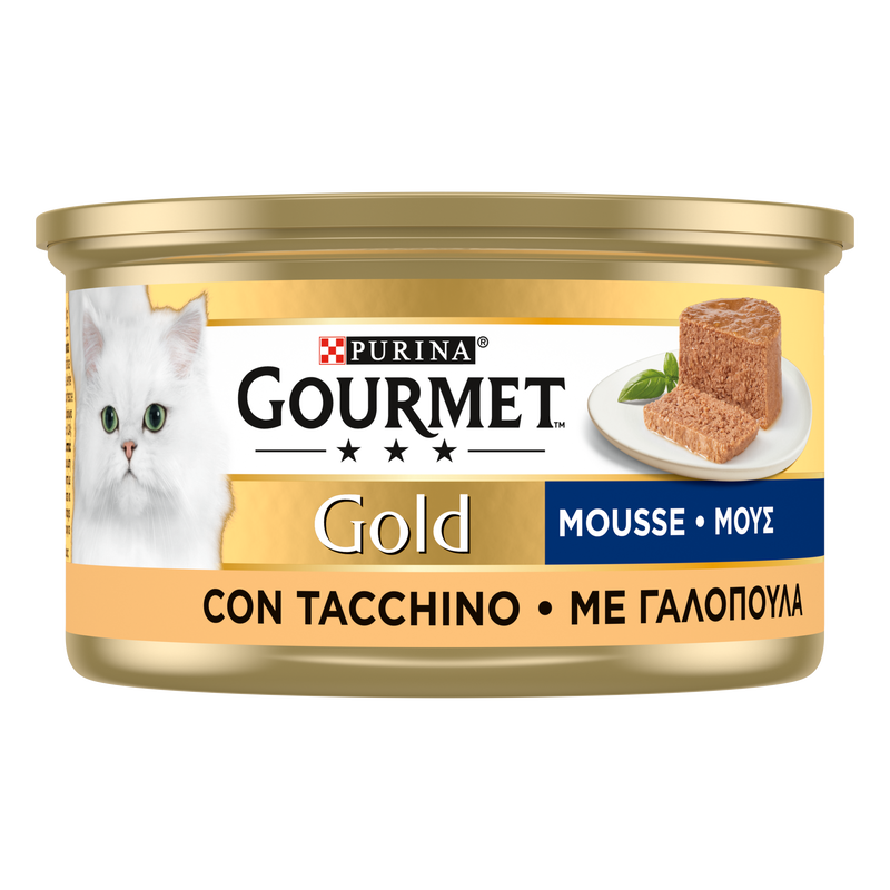 Gourmet Gold Cat Adult Mousse con Tacchino 85 gr