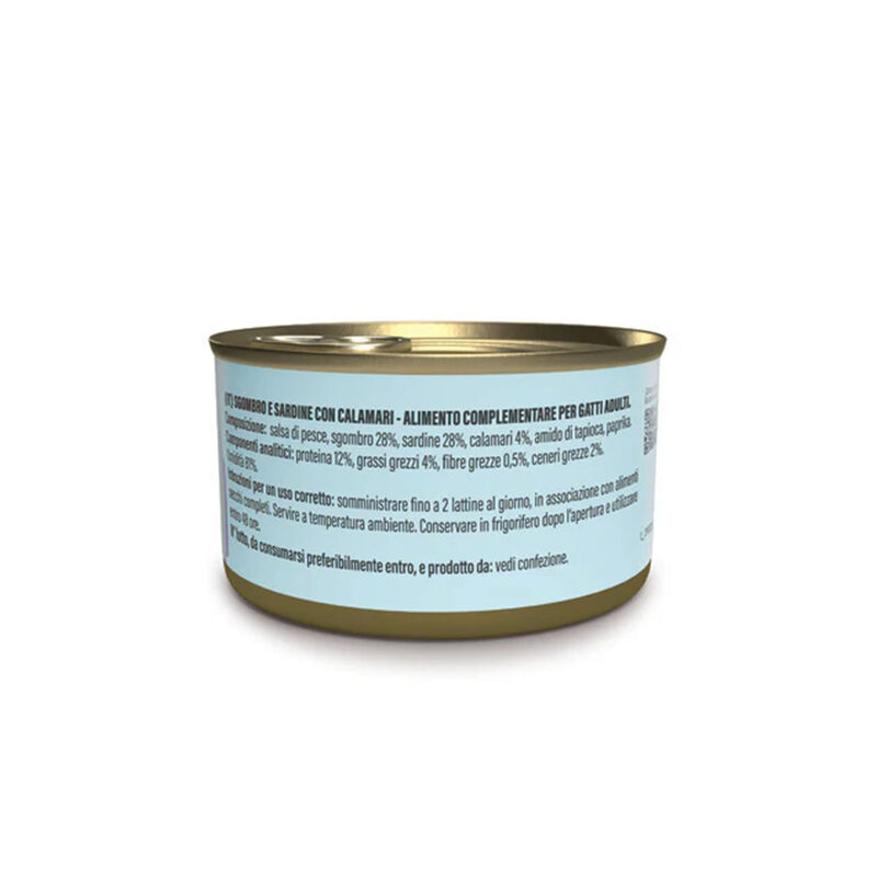 Schesir Cat Adult Filetti di sgombro e sardine con calamari 70gr