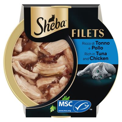 Sheba Cat Filets Pollo e Tonno 60 gr