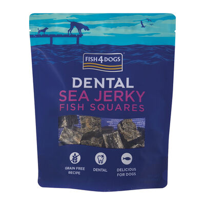 Fish4Dogs Sea Jerky Squares snack 115 gr