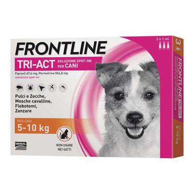 Frontline Tri-act 5-10 kg 3 pipette