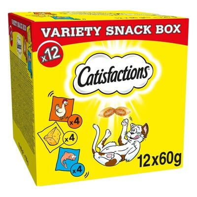 Catisfactions Variety Box Snack gusti assortiti 12x60 gr