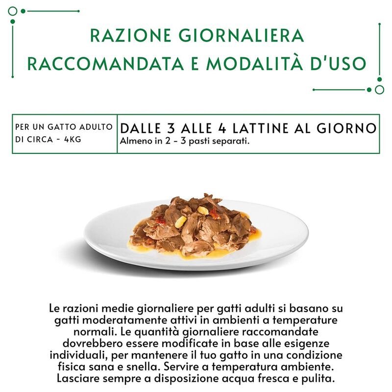 Gourmet Nature's Creations Cat Adult Ricco in Pesce dell'oceano con spinaci e riso 85 gr