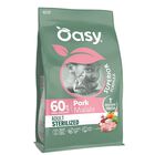 Oasy Superior Formula Crocchette per gatti adulti sterilizzati con Maiale 1,5 kg