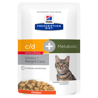 Hill's Prescription Diet Cat c/d Multicare Stress + Metabolic con Pollo 85 gr.