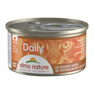 Almo Nature Daily Cat Salmone 85g - Alimento completo per gatti