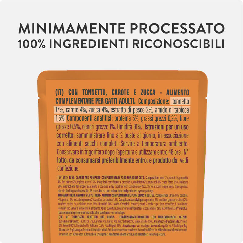 Schesir Soup Cat Tonnetto Carote e Zucca 40g