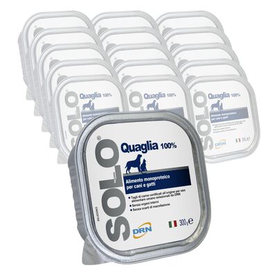 DRN Solo per Cane e Gatto Quaglia 300 gr