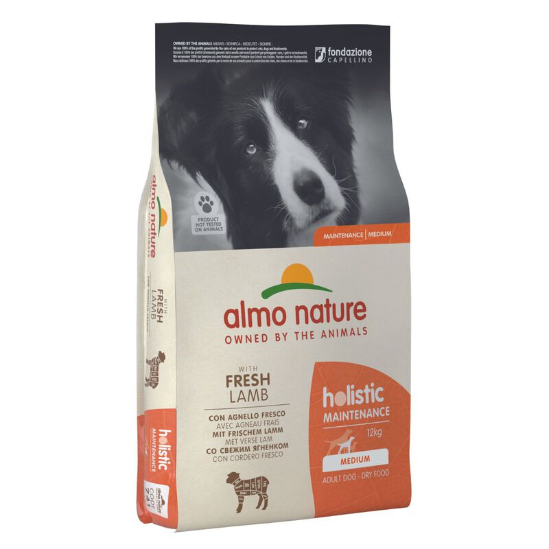 Almo Nature Holistic Dog M con Agnello Fresco 12 kg