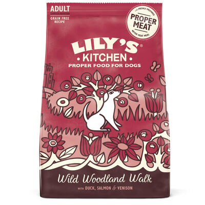 Lily's Kitchen Dog Adult Wild Woodland Walk con Anatra Salmone e Cervo 12 kg