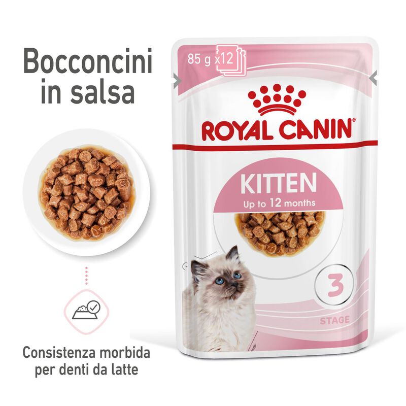Royal Canin Kitten in Salsa 85 gr