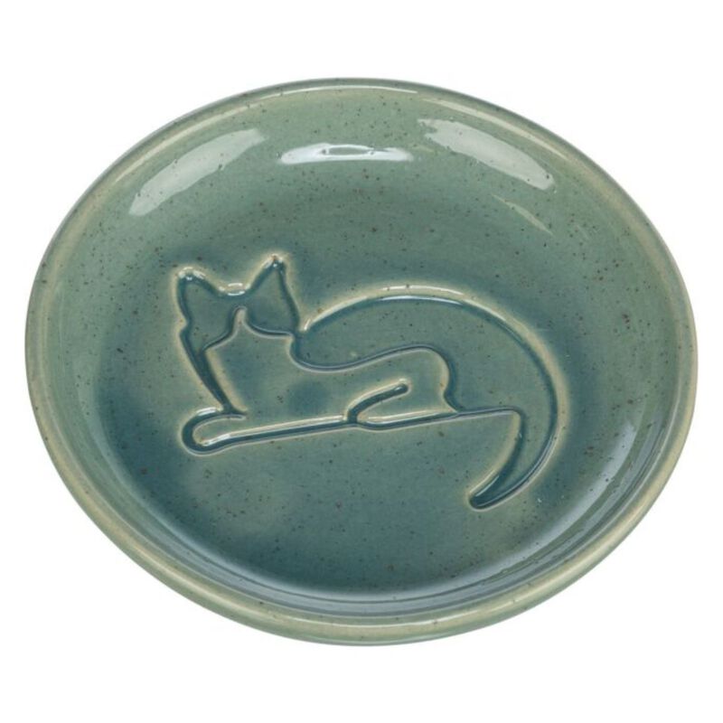 Trixie Ciotola in Ceramica per Gatti color Ciclamino 14,5 cm