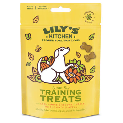 Lily's Kitchen Dog Adult Training Treats, Formaggio e Mela 880 gr
