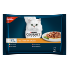 Gourmet Perle Cat Adult Filettini in Salsa con Manzo Pollo Agnello e Anatra 4x85 gr image number 0