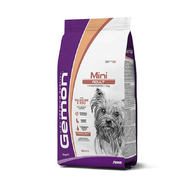 Gemon Dog Adult Mini con Salmone e Riso 3 kg