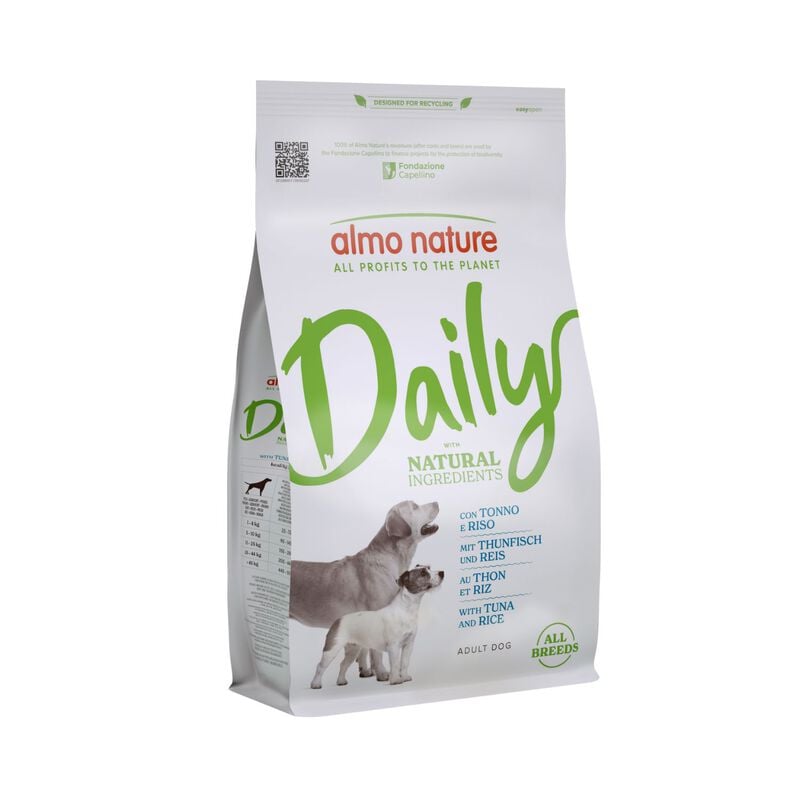 Almo nature Daily Dog Adult All breeds Tonno e Riso 1,2 kg