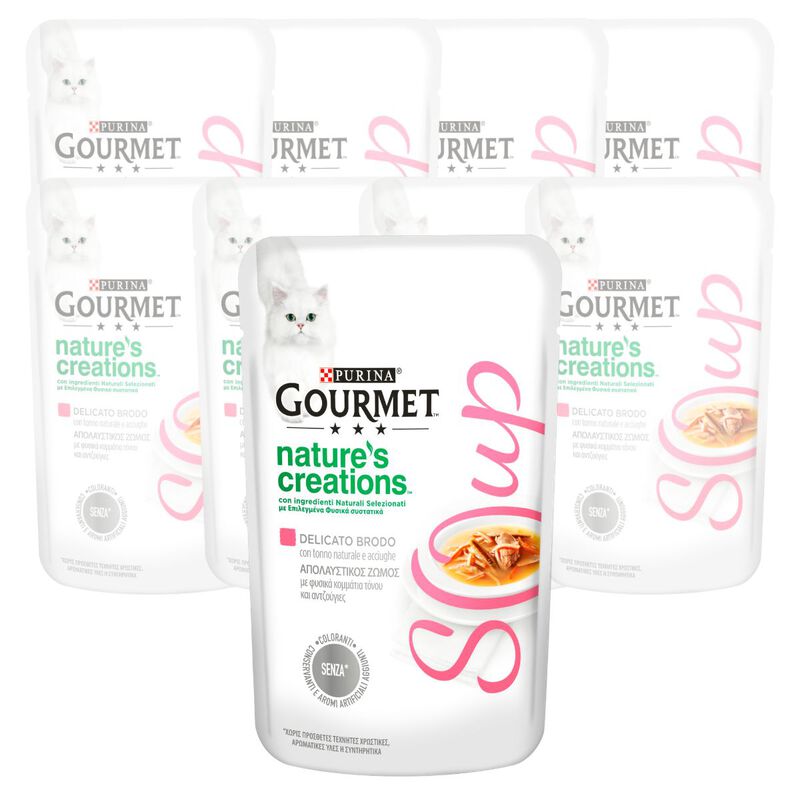 Gourmet Nature's Creation Soup Cat Adult Tonno&Acciughe 40 gr