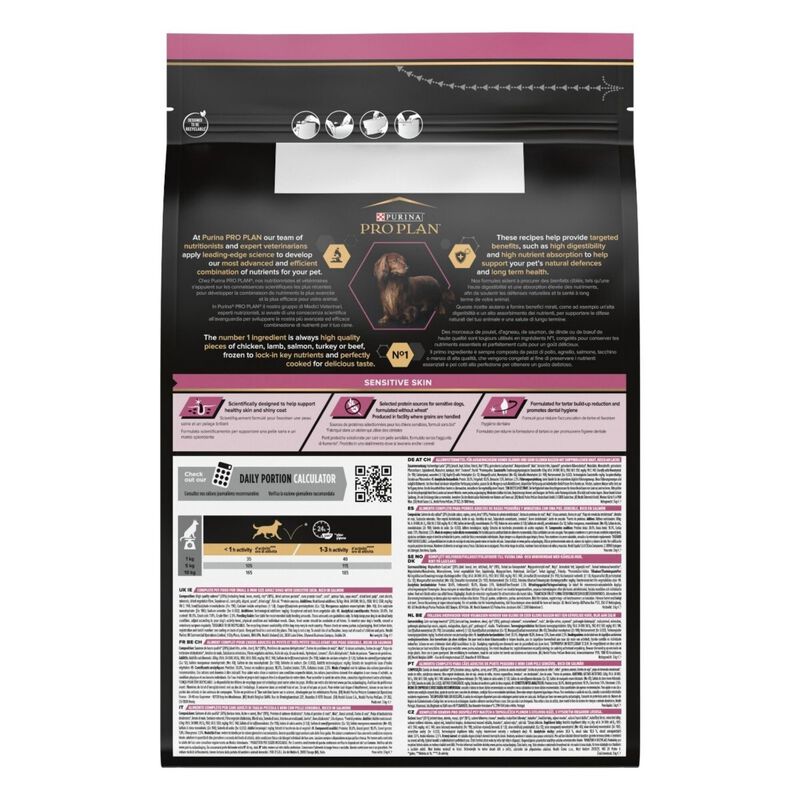 Purina Pro Plan Dog Adult Small & Mini Sensitive Skin Salmone 3 kg