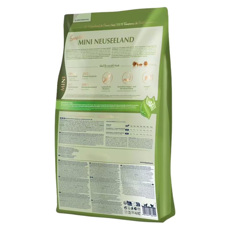 Happy Dog Sensible Mini Neuseeland 4 kg