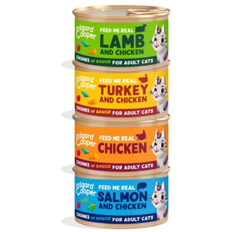 Edgard & Cooper Cat Adult Multipack Bocconcini 85 gr x 8 pz
