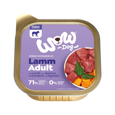 Wow Dog Adult Agnello con zucca e ortica 150 gr