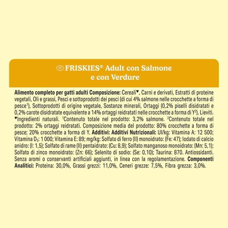 Friskies Cat Adult Mix con Salmone e Verdure 2 kg