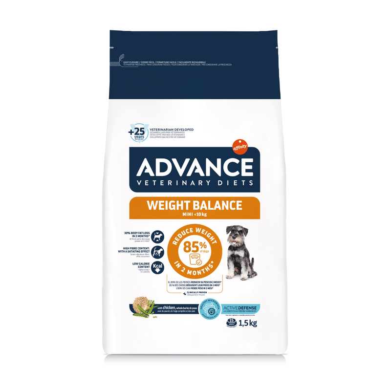 Advance Veterinary Diets Dog Adult Mini Weight Balance 1,5 kg