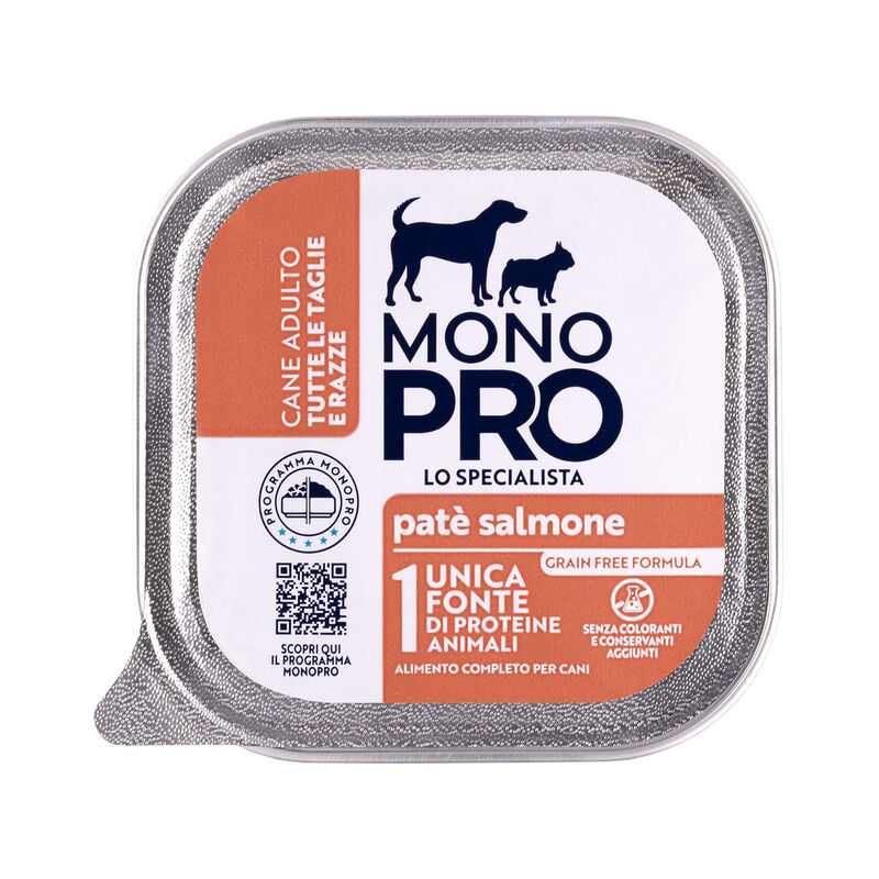 Monopro Dog All Breeds Paté Salmone 150gr