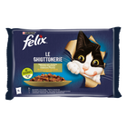 Felix Le Ghiottonerie Selezioni con verdure Salmone&zucchine e Trota&fagiolini 85grx4pz image number 0
