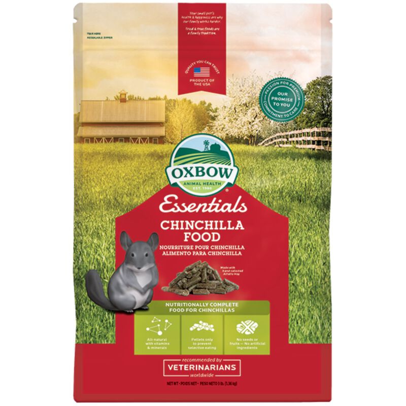 Oxbow Mangime Essentials Chinchilla 1,36 kg