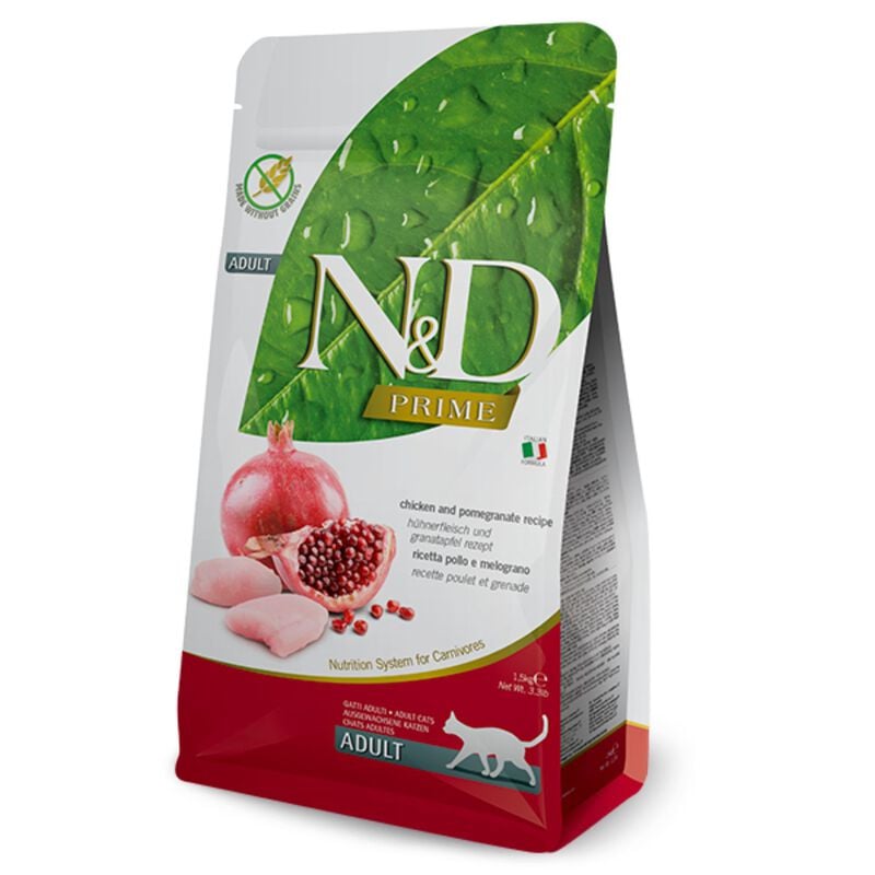 N&D Farmina Prime Cat Adult Pollo e Melograno 1,5 kg