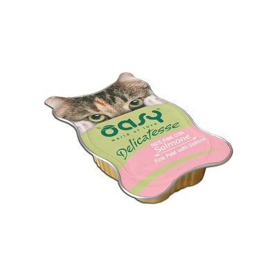 Oasy Cat Adult Delicatesse Paté con Salmone 85 gr