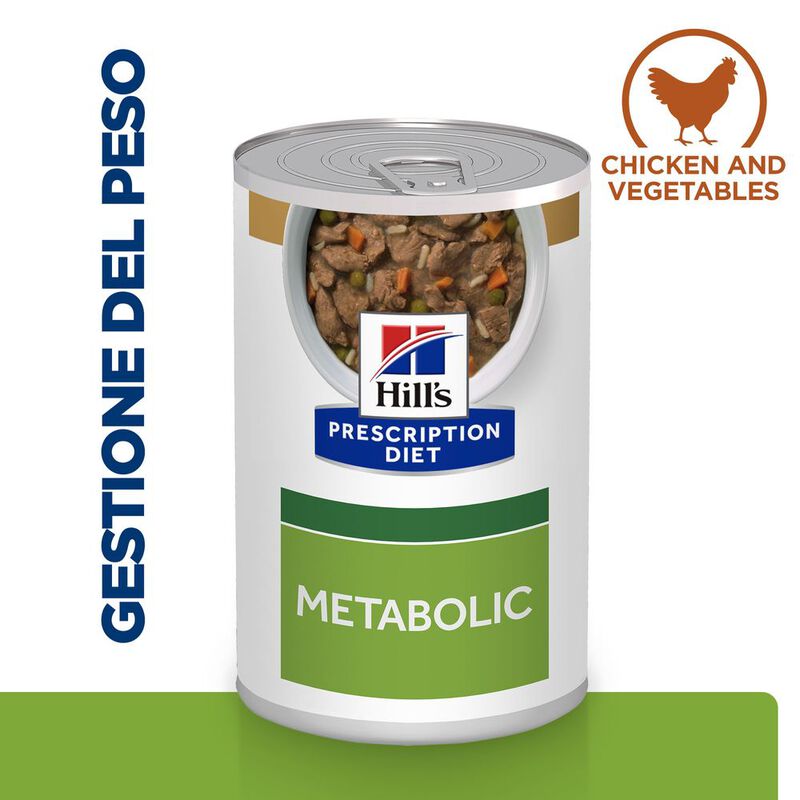 Hill's Prescription Diet Dog Metabolic Spezzatino Pollo e Verdure 354 gr