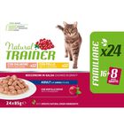 Natural Trainer Cat Adult al Pollo e Salmone  24 pz x 85 gr