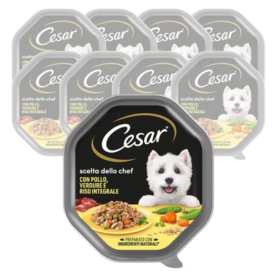 Cesar Dog Scelta dello Chef con Pollo Riso e Verdure 150 gr