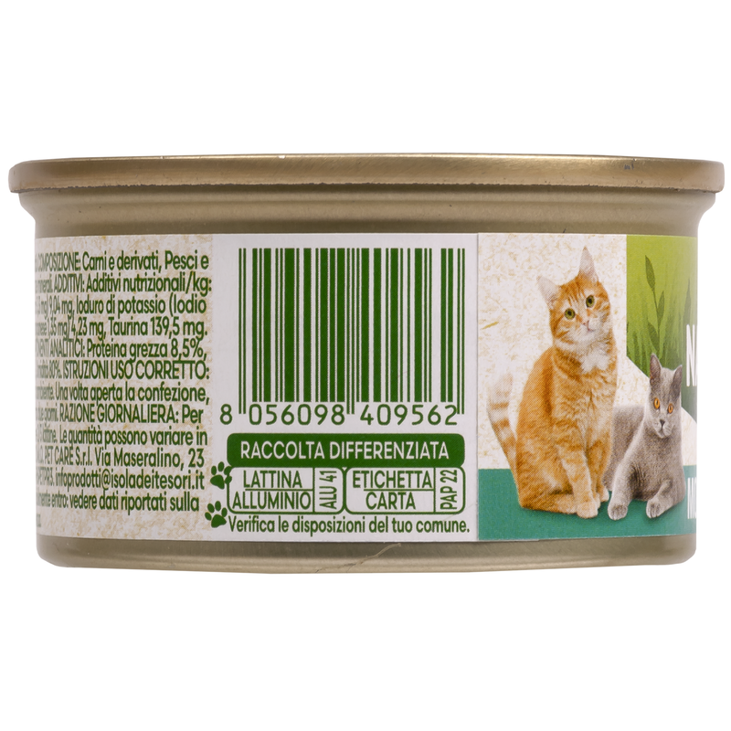 Naturalpet Cat Adult Mousse con Merluzzo 85 gr