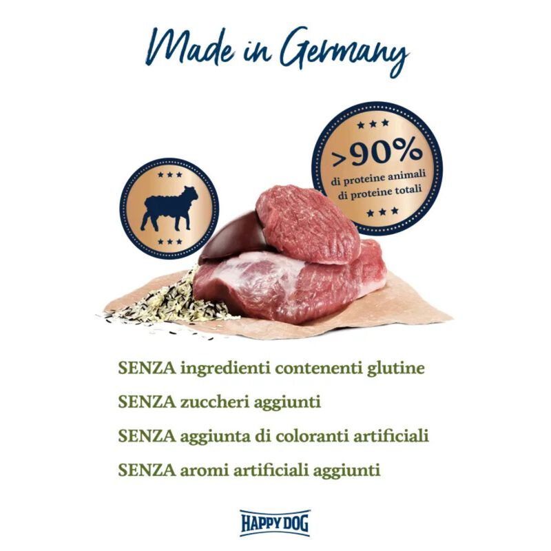 Happy Dog Sensible Puppy & Junior Agnello e riso 400 gr