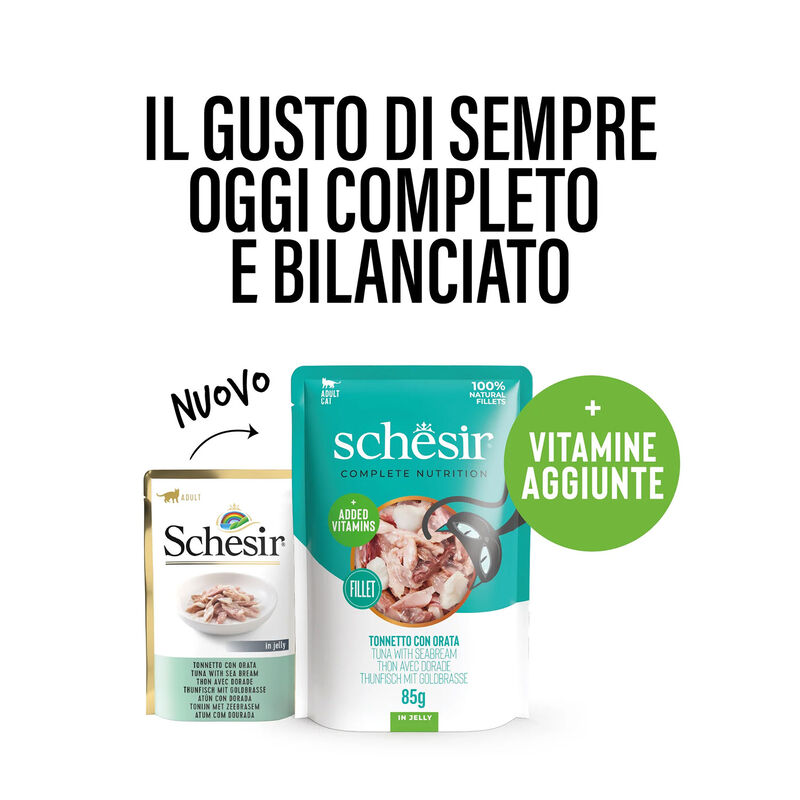 Schesir Cat Tonnetto con Orata 85 gr