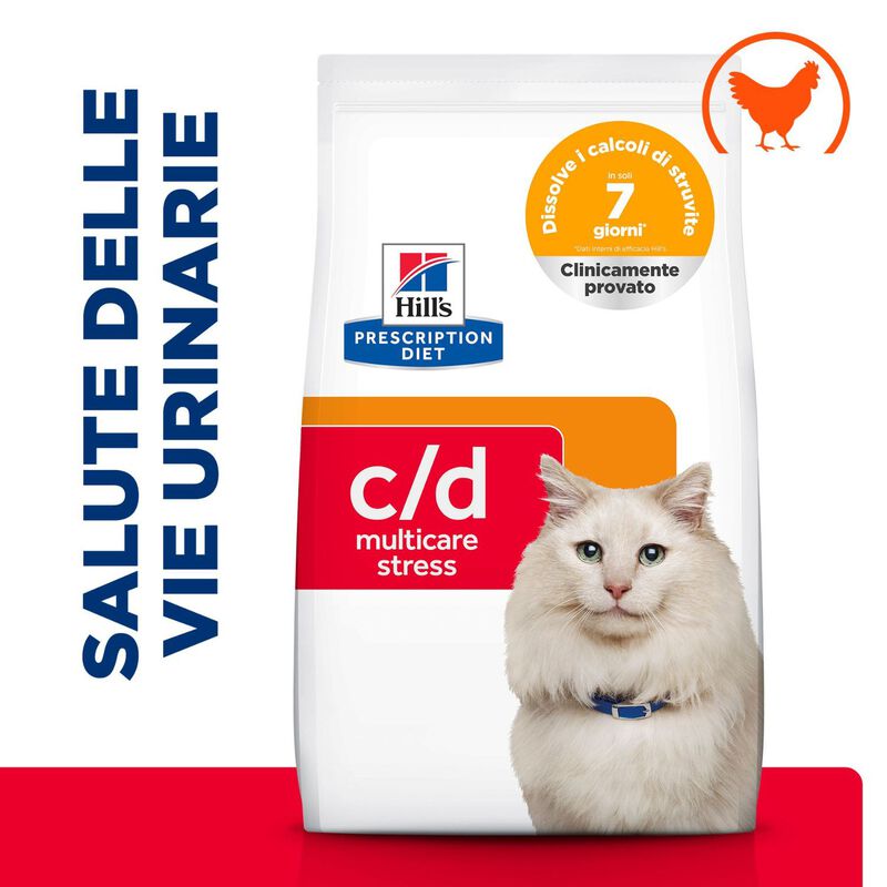 Hill's Prescription Diet Cat c/d Multicare Stress Urinary Care con pollo 400 gr