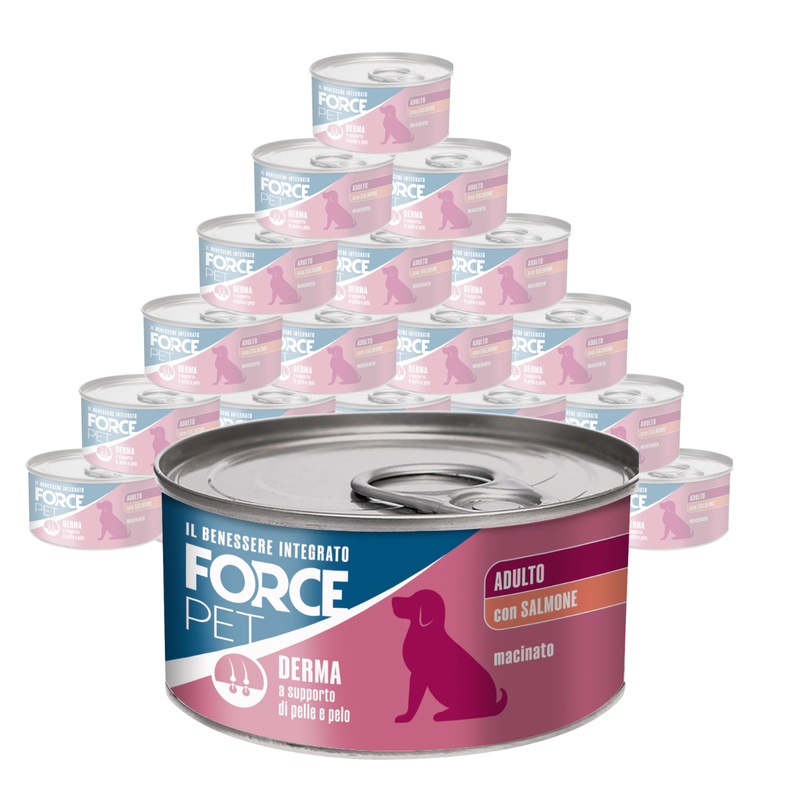 Forcepet Dog Adult Derma macinato con salmone 150gr